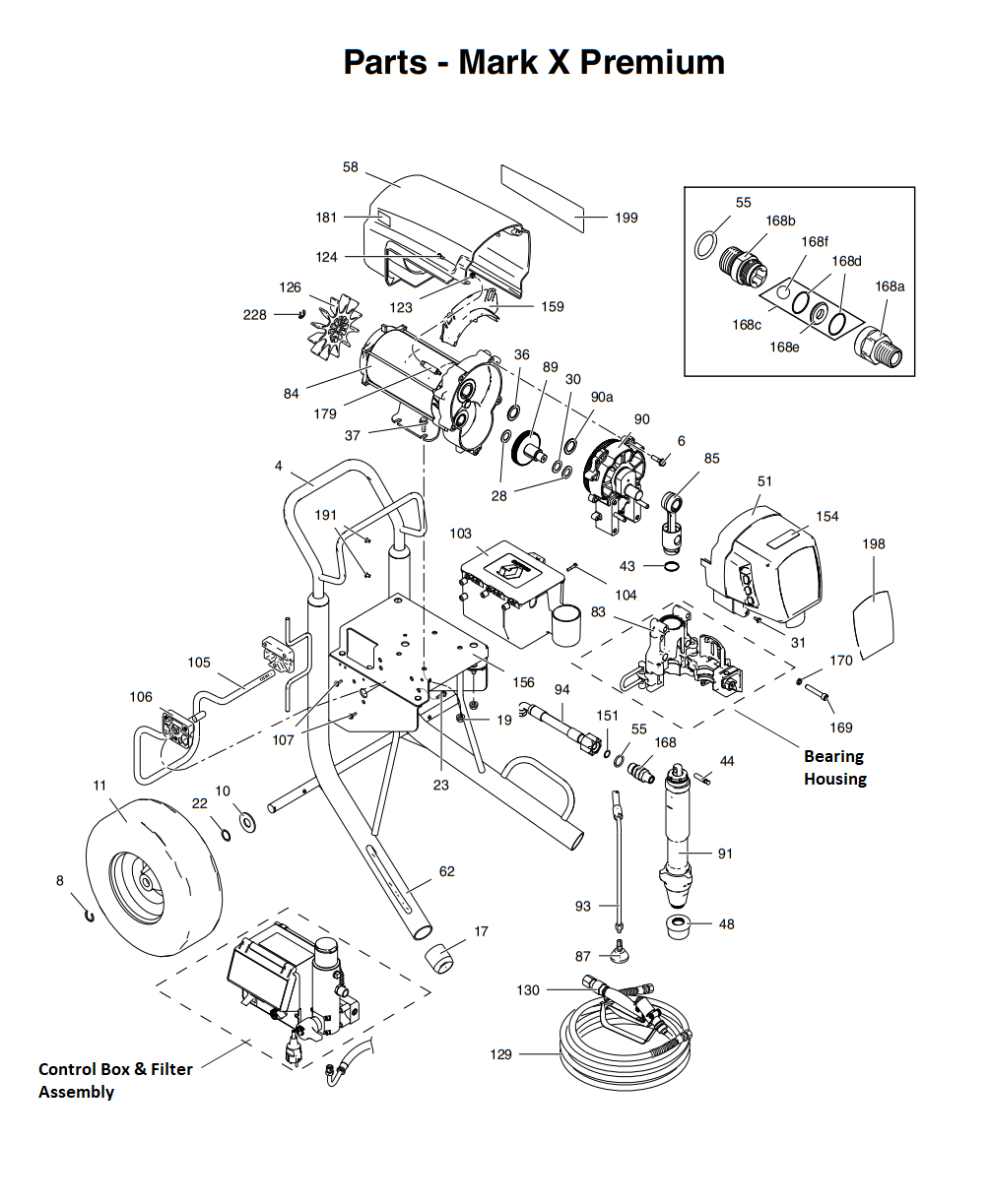 Graco Mark X Premium Sprayers Parts List