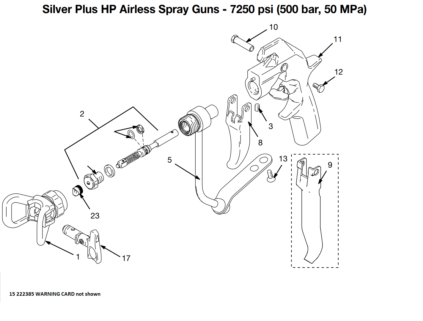 Graco IronMan Silver Plus HP Airless Spray Gun