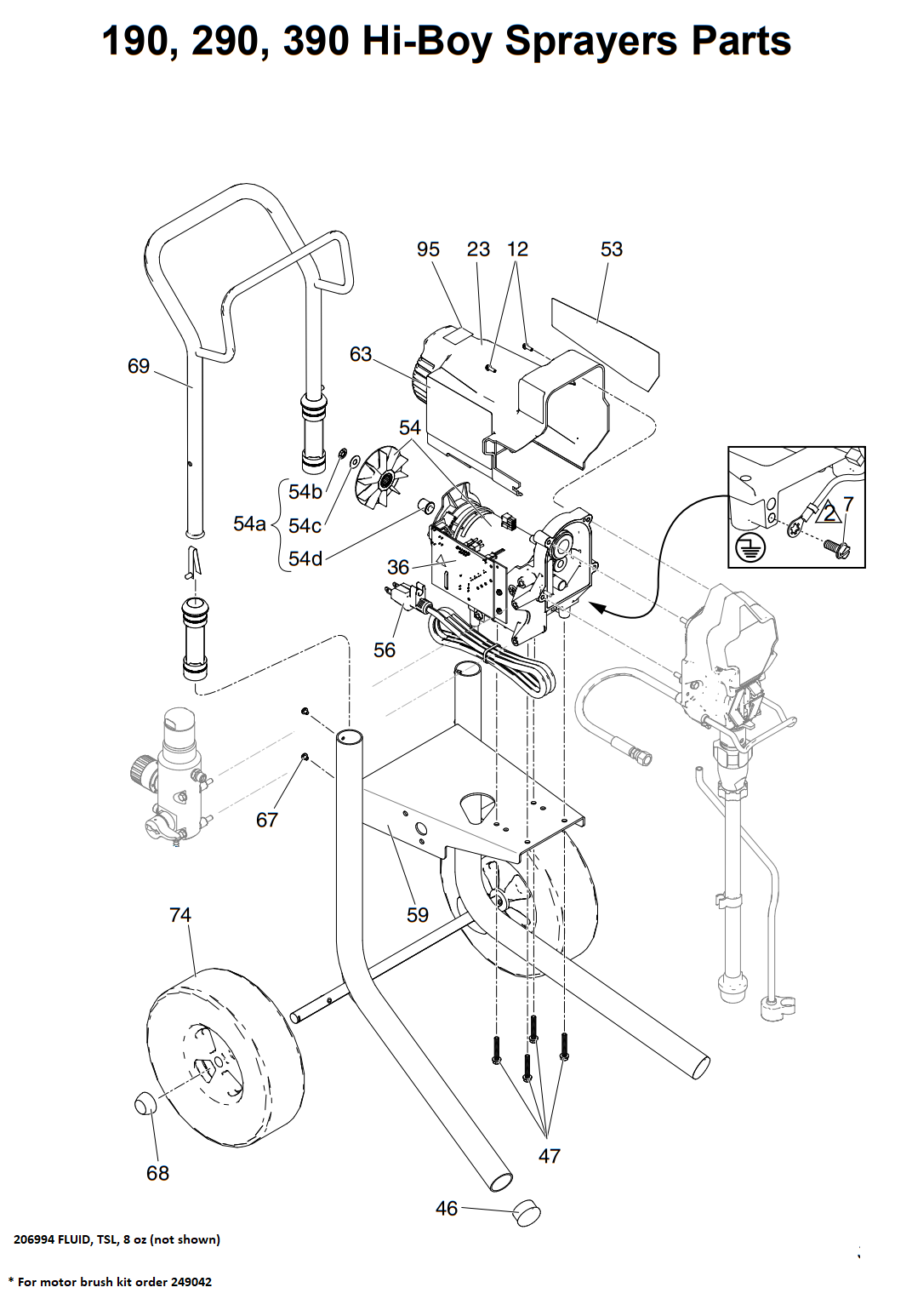 Graco 390 Hi-Boy Sprayers Parts 1