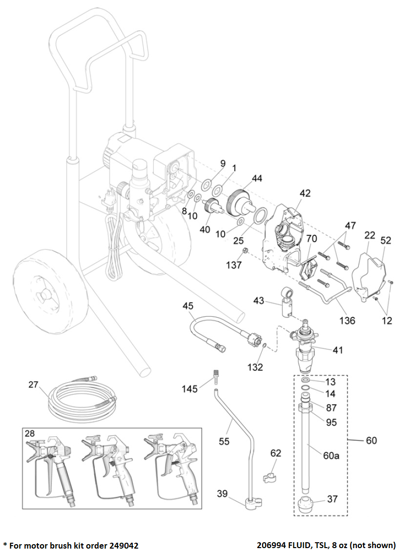 Graco 390 Hi-Boy Sprayers Parts 2