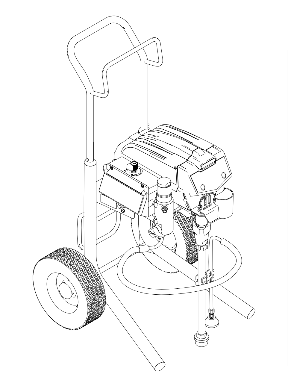 Graco FT600 Electric Airless Paint Sprayer Parts (Model 278680)