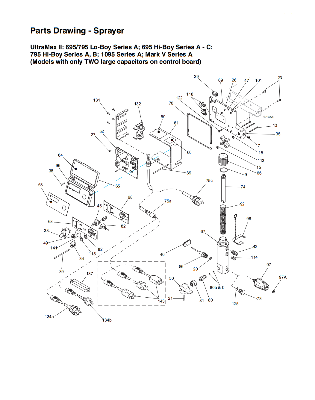 Graco Ultra Max ll 1095 Series A Sprayer Parts List