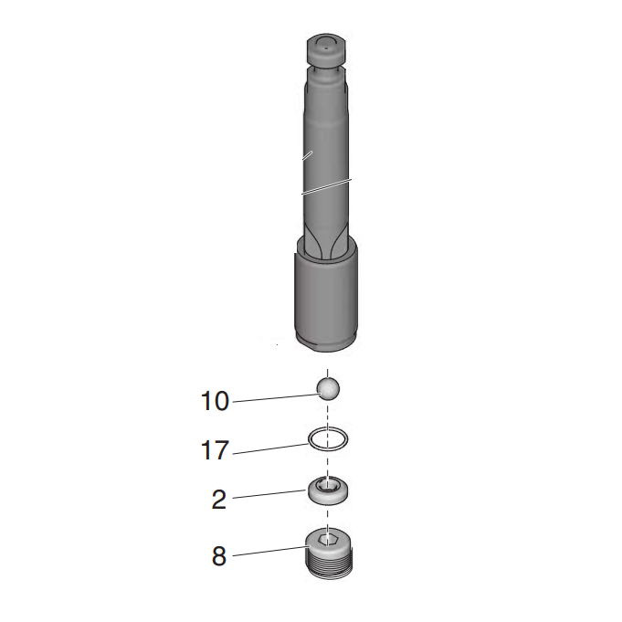 Graco 17K692 Piston Rod Assembly – Part #17K692