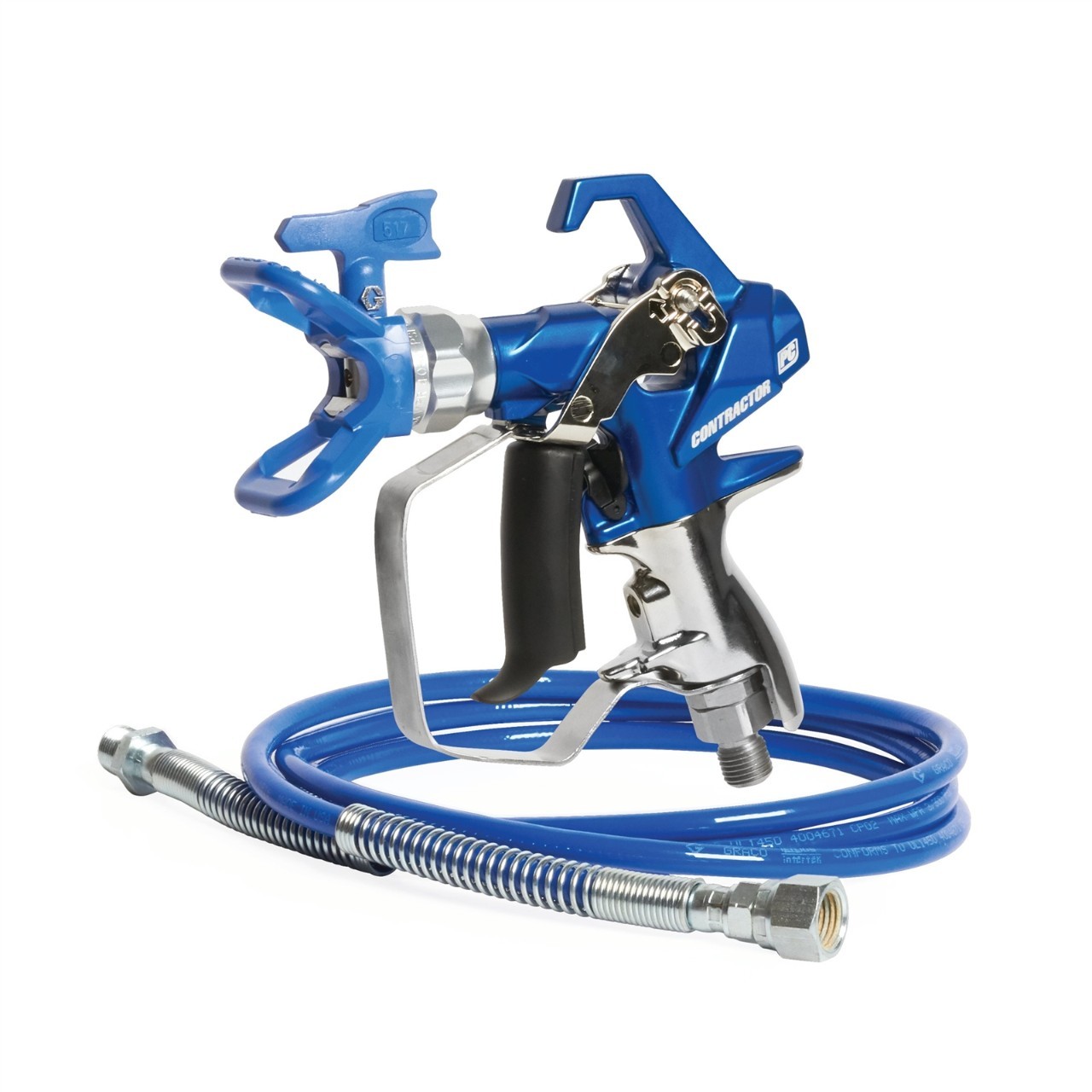 Graco 19Y444 Contractor PC Compact Gun with 1/8IN X4.5 Ft Hose and 517 Tip