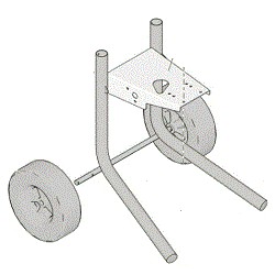 Graco 17C485 Universal Cart Frame Hi-Boy